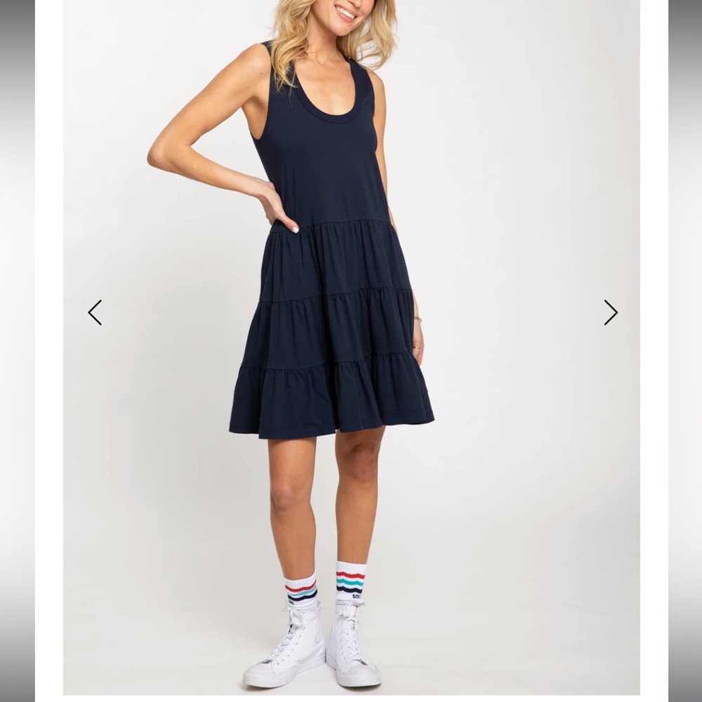 Sol Angeles Essential Tier Tank Dress SZ M